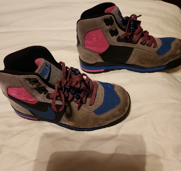 Hike Nike Vintage 80s 90s OG Nike Son Of Lava High Hiking Boots - Picture 3 of 10